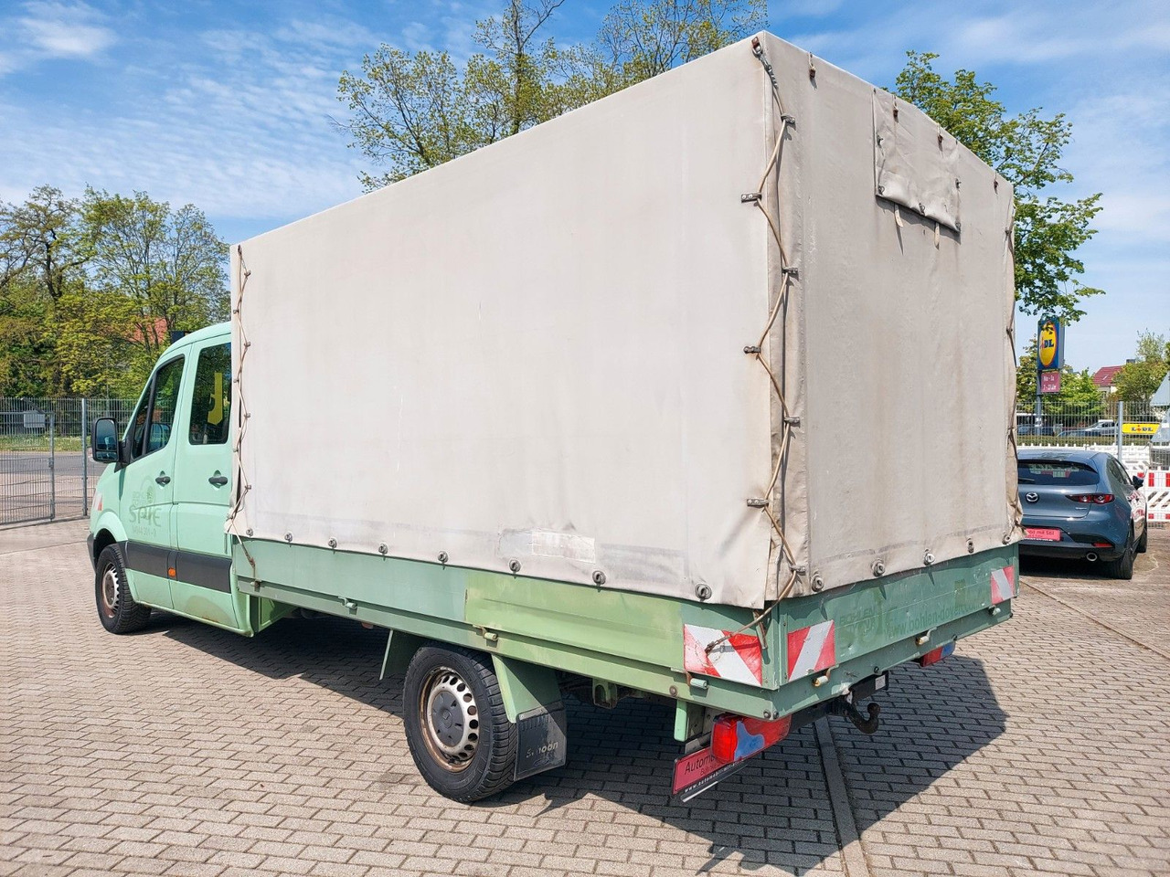 Mercedes-Benz Sprinter II Pritsche/DoKa 313 CDI KLIMA 7 SITZE - Επαγγελματικό αυτοκίνητο με μουσαμά, Διπλοκάμπινο ελαφρύ επαγγελματικό: φωτογραφία 4 Mercedes-Benz Sprinter II Pritsche/DoKa 313 CDI KLIMA 7 SITZE - Επαγγελματικό αυτοκίνητο με μουσαμά, Διπλοκάμπινο ελαφρύ επαγγελματικό: φωτογραφία 4