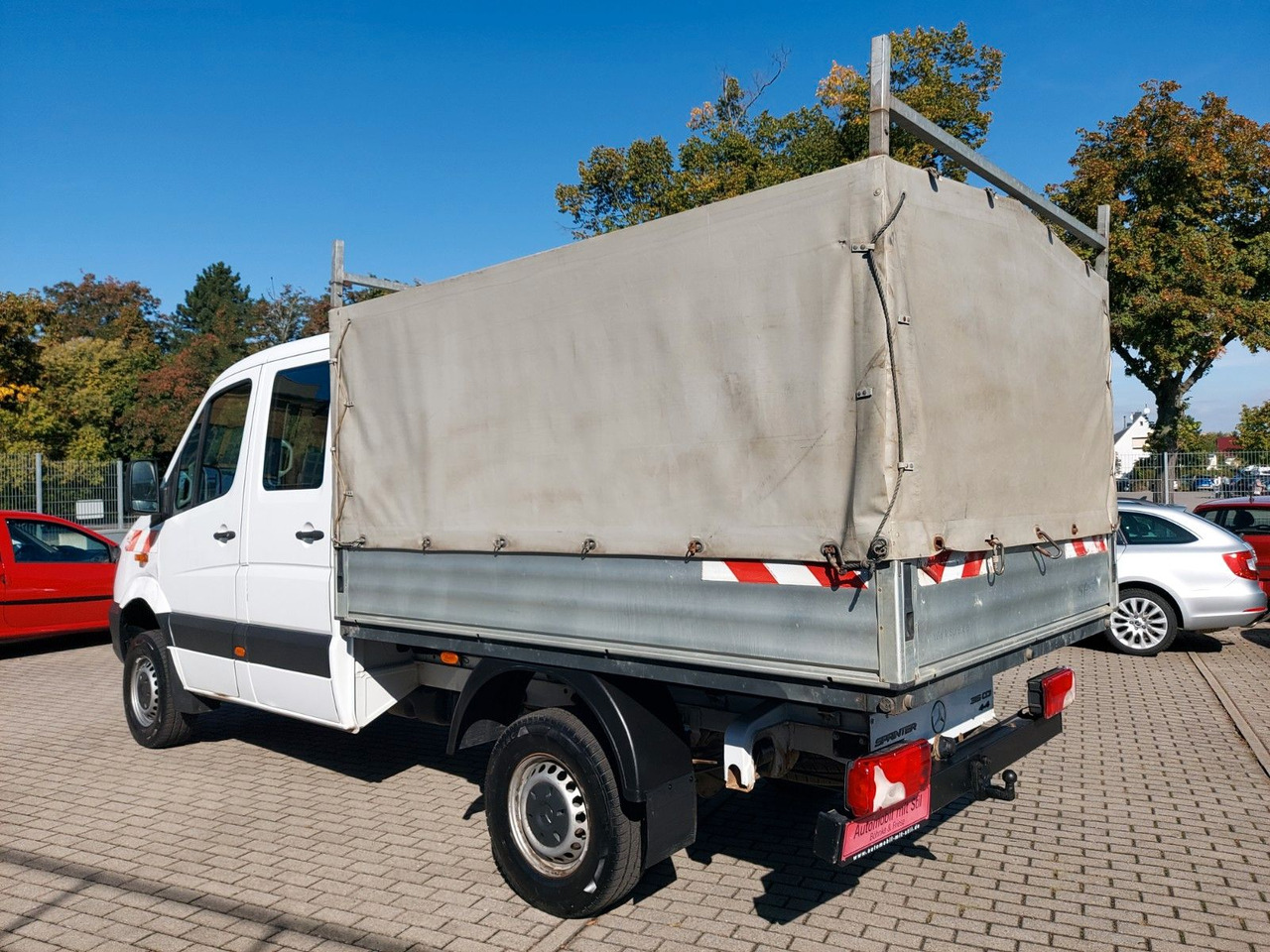 Mercedes-Benz Sprinter II Pritsche DoKa 316 CDI 4X4 Klima - Επαγγελματικό αυτοκίνητο με μουσαμά, Διπλοκάμπινο ελαφρύ επαγγελματικό: φωτογραφία 5 Mercedes-Benz Sprinter II Pritsche DoKa 316 CDI 4X4 Klima - Επαγγελματικό αυτοκίνητο με μουσαμά, Διπλοκάμπινο ελαφρύ επαγγελματικό: φωτογραφία 5