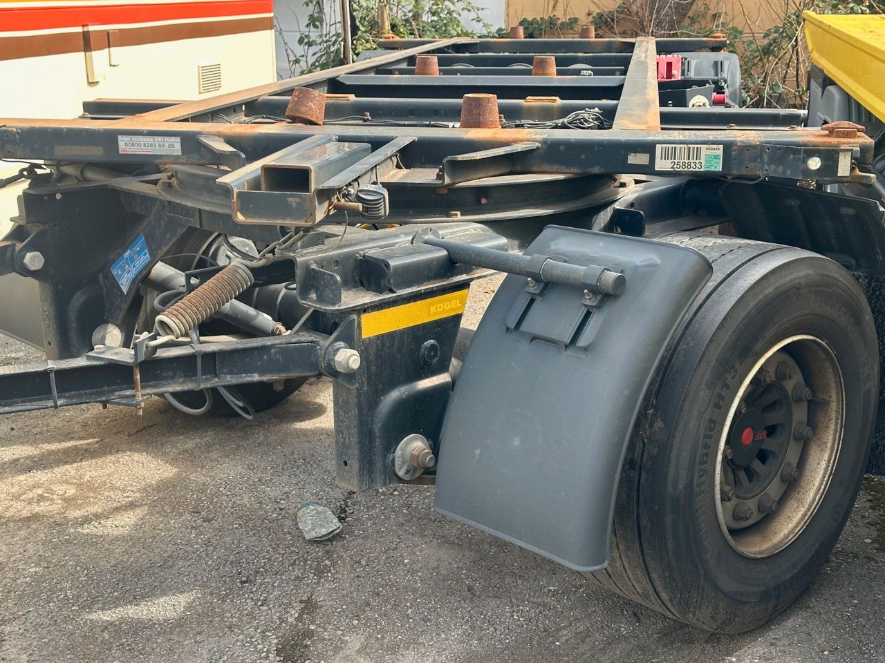 Kögel AW 18 - 19,5"-Lafette,Anhänger BDF,ATL Container - Ρυμούλκα μεταφοράς εμπορευματοκιβωτίων/ Κινητό αμάξωμα: φωτογραφία 1 Kögel AW 18 - 19,5"-Lafette,Anhänger BDF,ATL Container - Ρυμούλκα μεταφοράς εμπορευματοκιβωτίων/ Κινητό αμάξωμα: φωτογραφία 1