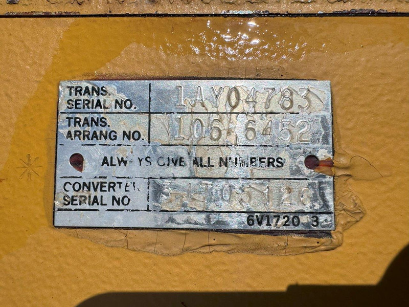 Caterpillar transmission for 980G series 1 and 2 NVT - Μετάδοσης κίνησης για Κατασκευή μηχανήματα: φωτογραφία 3 Caterpillar transmission for 980G series 1 and 2 NVT - Μετάδοσης κίνησης για Κατασκευή μηχανήματα: φωτογραφία 3