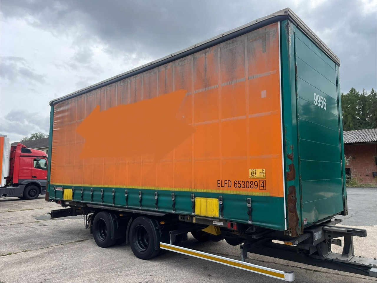 Kotschenreuther TWB 218 Pritsche+Plane/2-Achs/WECON/7,3m/14800kg - Τρέιλερ κουρτίνα: φωτογραφία 1 Kotschenreuther TWB 218 Pritsche+Plane/2-Achs/WECON/7,3m/14800kg - Τρέιλερ κουρτίνα: φωτογραφία 1
