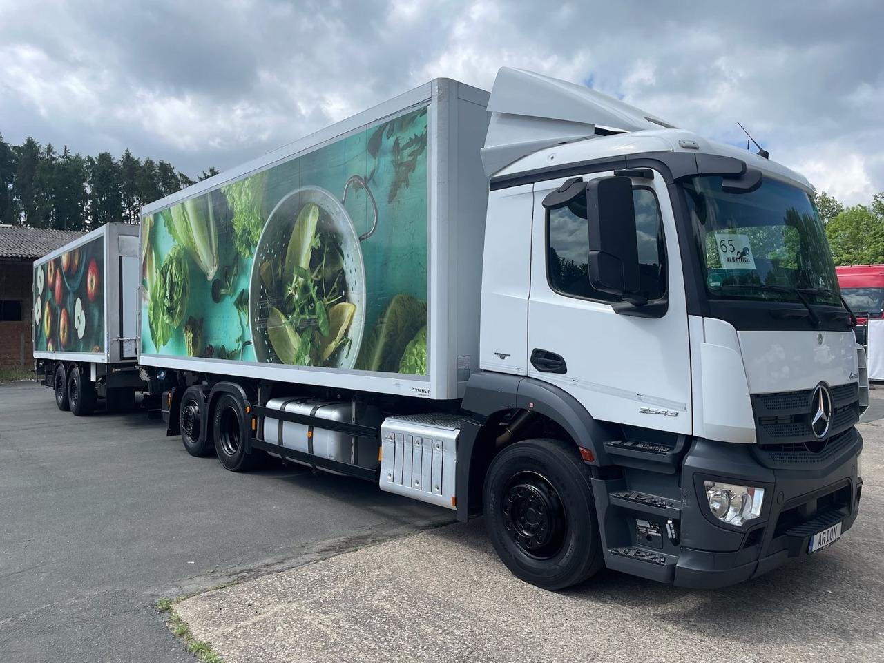 Φορτηγό ψυγείο Mercedes-Benz Antos 2543 6x2 Kühlkoffer/CARRIER/KERSCHER/NLA: φωτογραφία 1