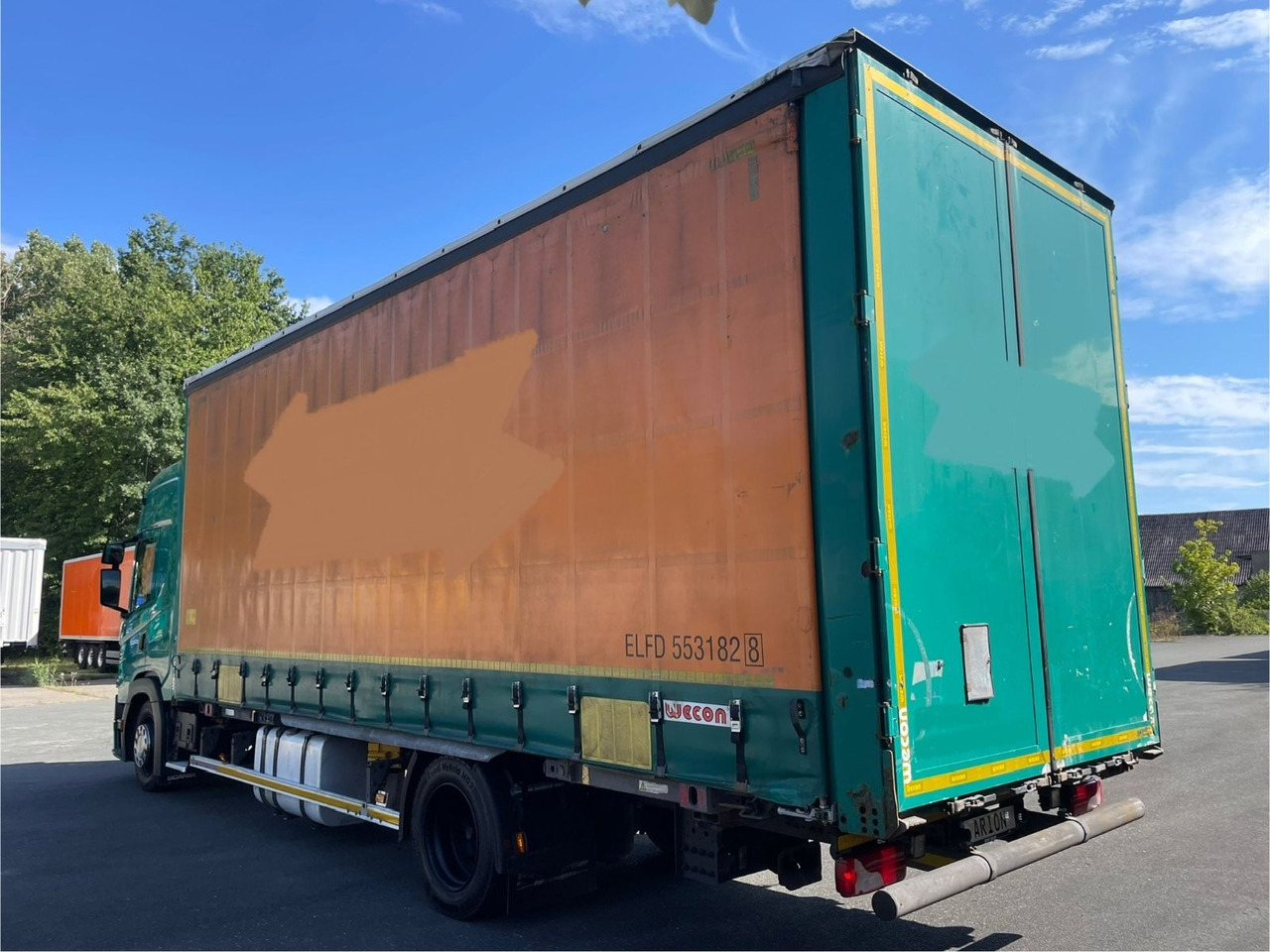 Scania G450 Pritsche+Plane/Wechsler/WECON/StandAC/EU6d - Φορτηγό μουσαμάς: φωτογραφία 5 Scania G450 Pritsche+Plane/Wechsler/WECON/StandAC/EU6d - Φορτηγό μουσαμάς: φωτογραφία 5