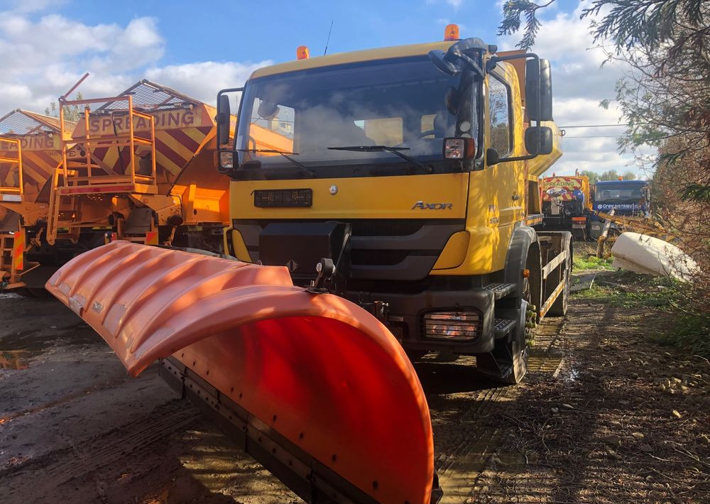 Εκχιονιστικό μηχάνημα Mercedes-Benz Mercedes Axor 1824 schmidt 4x2 pług piaskarka solarka: φωτογραφία 8