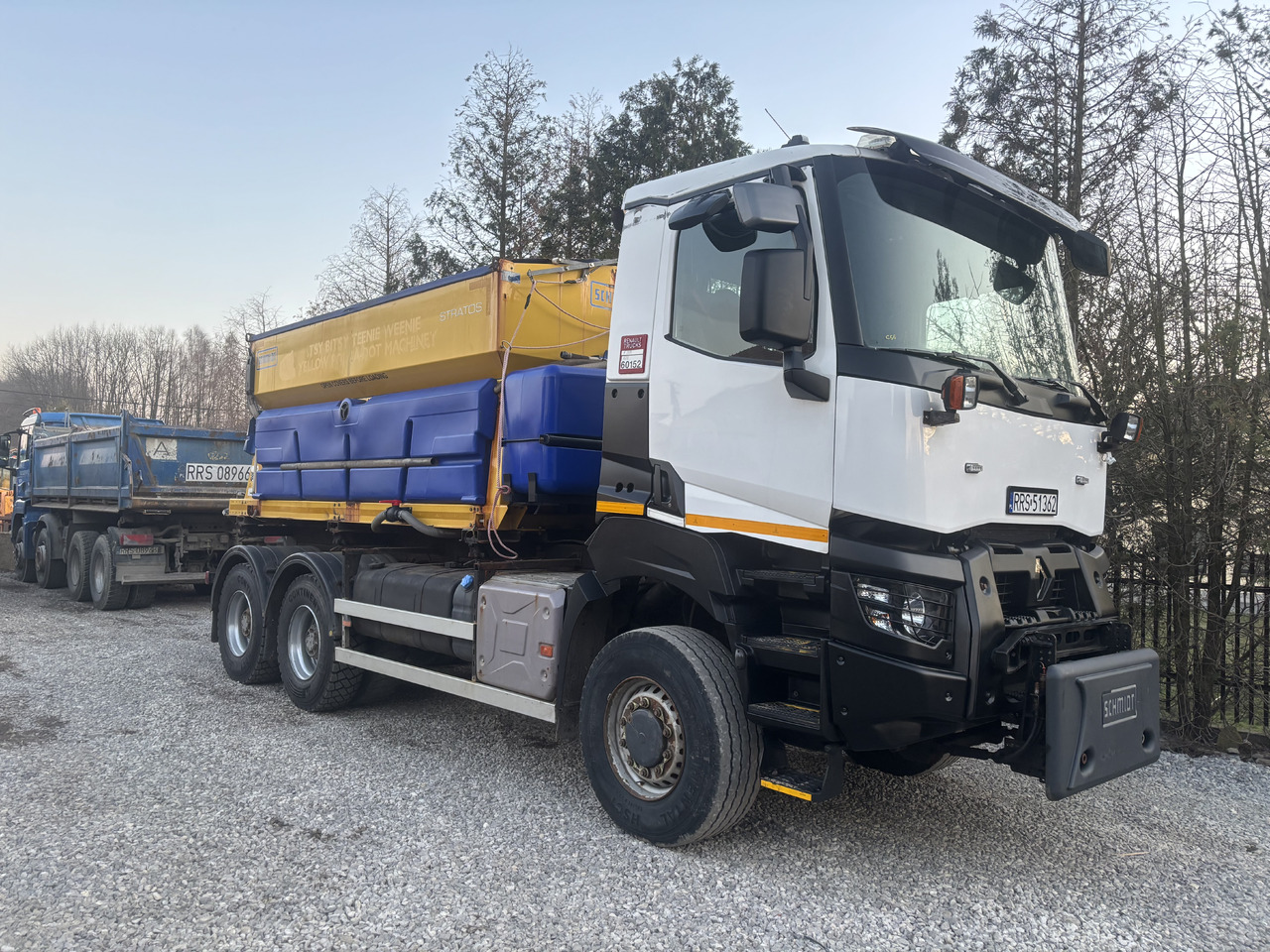 RENAULT K380 6x6 K380 6x6 SCHMIDT STRATOS III GRITTER/SPREADER PLOUGH - Εκχιονιστικό μηχάνημα: φωτογραφία 1 RENAULT K380 6x6 K380 6x6 SCHMIDT STRATOS III GRITTER/SPREADER PLOUGH - Εκχιονιστικό μηχάνημα: φωτογραφία 1