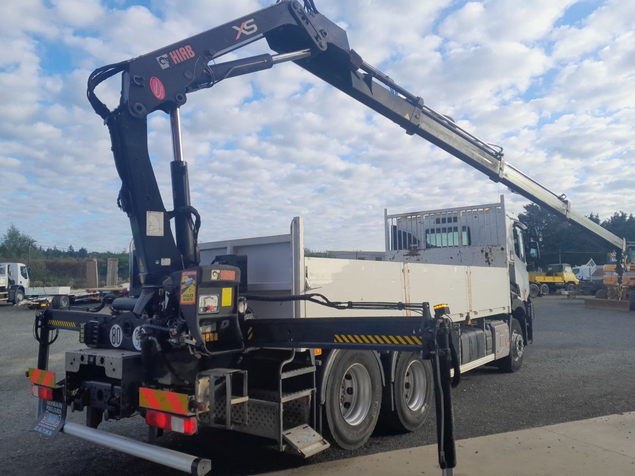 Renault C380 6x2 DTI11 6x2 Standard platform Truck - Φορτηγό με ανοιχτή καρότσα, Φορτηγό με γερανό: φωτογραφία 3 Renault C380 6x2 DTI11 6x2 Standard platform Truck - Φορτηγό με ανοιχτή καρότσα, Φορτηγό με γερανό: φωτογραφία 3