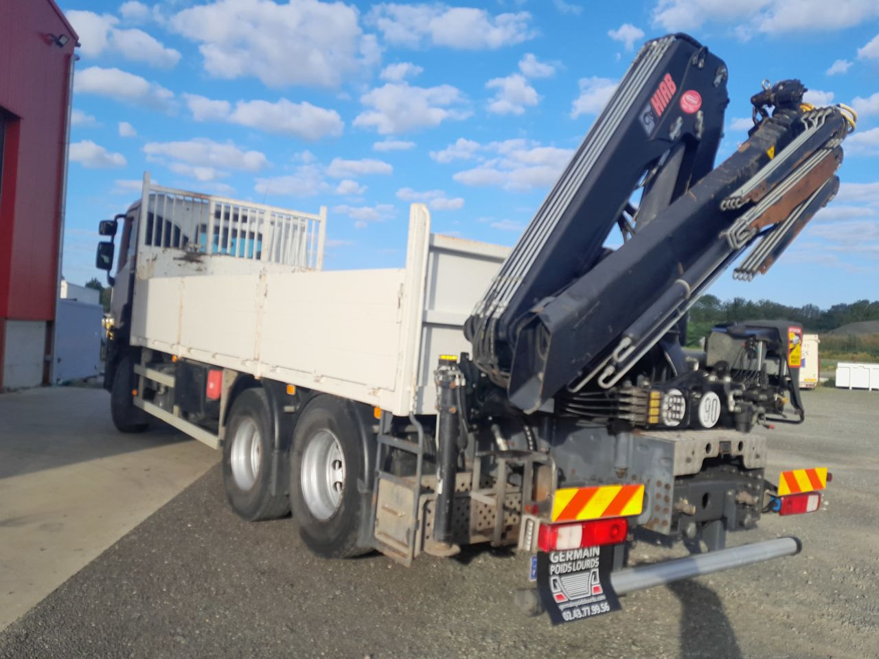 Renault C380 6x2 DTI11 6x2 Standard platform Truck - Φορτηγό με ανοιχτή καρότσα, Φορτηγό με γερανό: φωτογραφία 4 Renault C380 6x2 DTI11 6x2 Standard platform Truck - Φορτηγό με ανοιχτή καρότσα, Φορτηγό με γερανό: φωτογραφία 4