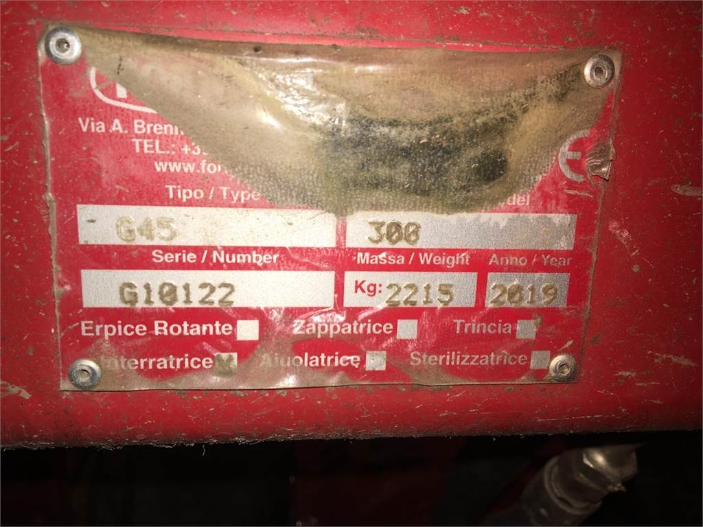 Forigo G45-300 - Μηχανή οργώματος: φωτογραφία 4 Forigo G45-300 - Μηχανή οργώματος: φωτογραφία 4