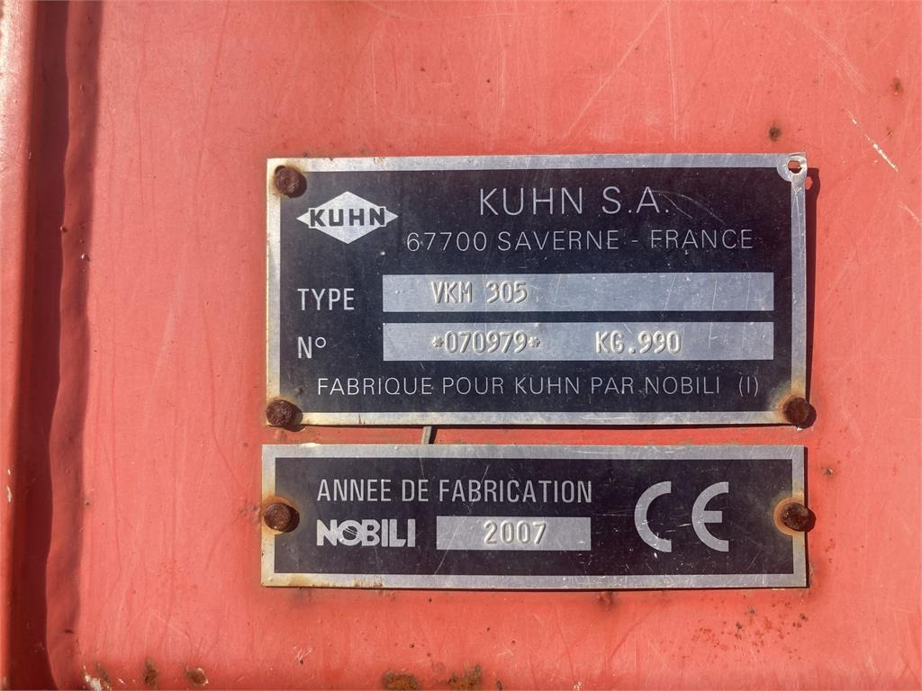 Kuhn VKM 305 - Χορτοκοπτικό: φωτογραφία 4 Kuhn VKM 305 - Χορτοκοπτικό: φωτογραφία 4