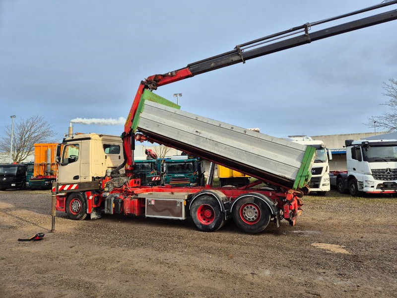 Mercedes-Benz Antos 2545 6x2 //Palfinger 19.001 SLD5 // 3way-tip - Φορτηγό με γερανό: φωτογραφία 3 Mercedes-Benz Antos 2545 6x2 //Palfinger 19.001 SLD5 // 3way-tip - Φορτηγό με γερανό: φωτογραφία 3