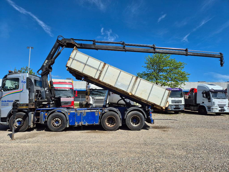 Volvo FH 460 8x2/4 //Hiab 166 E-4// 3 way tip - Φορτηγό με γερανό: φωτογραφία 1 Volvo FH 460 8x2/4 //Hiab 166 E-4// 3 way tip - Φορτηγό με γερανό: φωτογραφία 1