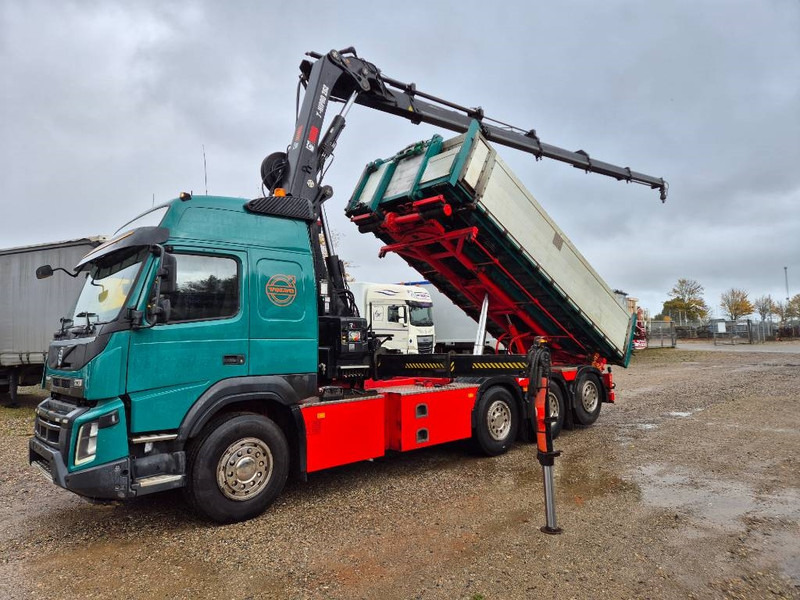 Volvo FMX 500 8x4 // HIAB X-HIPRO 262 EP-5 // 3-Tipper - Φορτηγό με γερανό: φωτογραφία 2 Volvo FMX 500 8x4 // HIAB X-HIPRO 262 EP-5 // 3-Tipper - Φορτηγό με γερανό: φωτογραφία 2