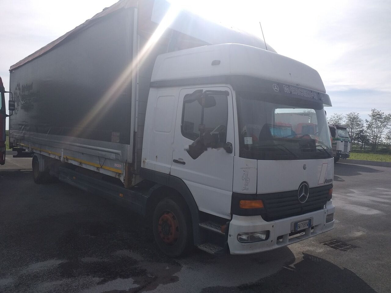 Mercedes-Benz ATEGO 12.28 - Φορτηγό μουσαμάς: φωτογραφία 3 Mercedes-Benz ATEGO 12.28 - Φορτηγό μουσαμάς: φωτογραφία 3