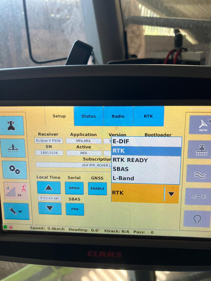 Claas Guidance Equipment RTK Ready - Σύστημα πλοήγησης για Γεωργικά μηχανήματα: φωτογραφία 1 Claas Guidance Equipment RTK Ready - Σύστημα πλοήγησης για Γεωργικά μηχανήματα: φωτογραφία 1