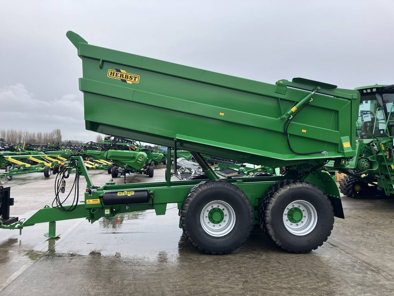 Herbst 20T Dump Trailer - Ρυμούλκα για τρακτέρ: φωτογραφία 2 Herbst 20T Dump Trailer - Ρυμούλκα για τρακτέρ: φωτογραφία 2