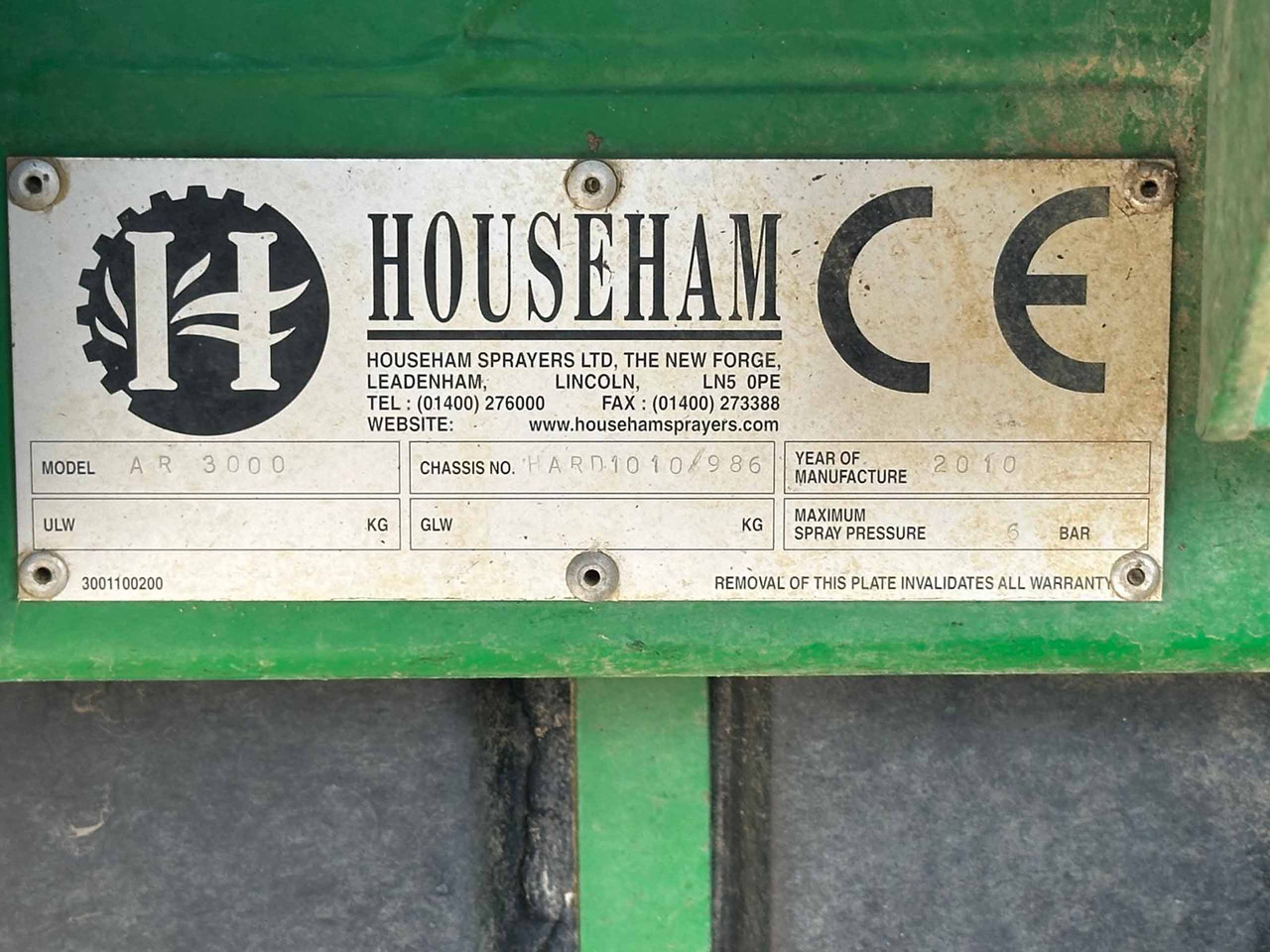 Ψεκαστικό Househam AR3000: φωτογραφία 18