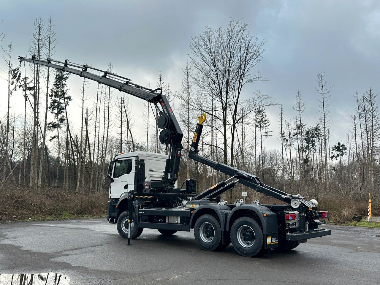 MAN TGS 33.440 6x6 BB Abrollkipper+Kran Hiab 228-6 - Φορτηγό φόρτωσης γάντζου, Φορτηγό με γερανό: φωτογραφία 5 MAN TGS 33.440 6x6 BB Abrollkipper+Kran Hiab 228-6 - Φορτηγό φόρτωσης γάντζου, Φορτηγό με γερανό: φωτογραφία 5