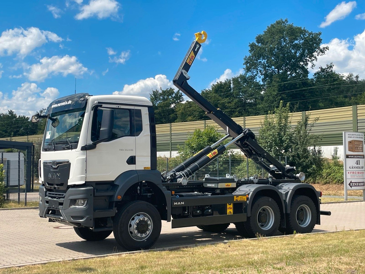 MAN TGS 33.440 6x6 Euro6e Hyva - Hiab MultiLift - Φορτηγό φόρτωσης γάντζου, Φορτηγό με γερανό: φωτογραφία 2 MAN TGS 33.440 6x6 Euro6e Hyva - Hiab MultiLift - Φορτηγό φόρτωσης γάντζου, Φορτηγό με γερανό: φωτογραφία 2
