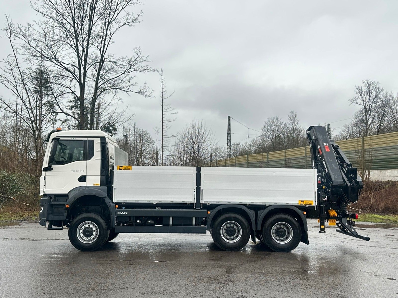 MAN TGS 33.440 6x6 Kran HIAB X-HiPro 302 E 6 - Φορτηγό με ανοιχτή καρότσα, Φορτηγό με γερανό: φωτογραφία 4 MAN TGS 33.440 6x6 Kran HIAB X-HiPro 302 E 6 - Φορτηγό με ανοιχτή καρότσα, Φορτηγό με γερανό: φωτογραφία 4