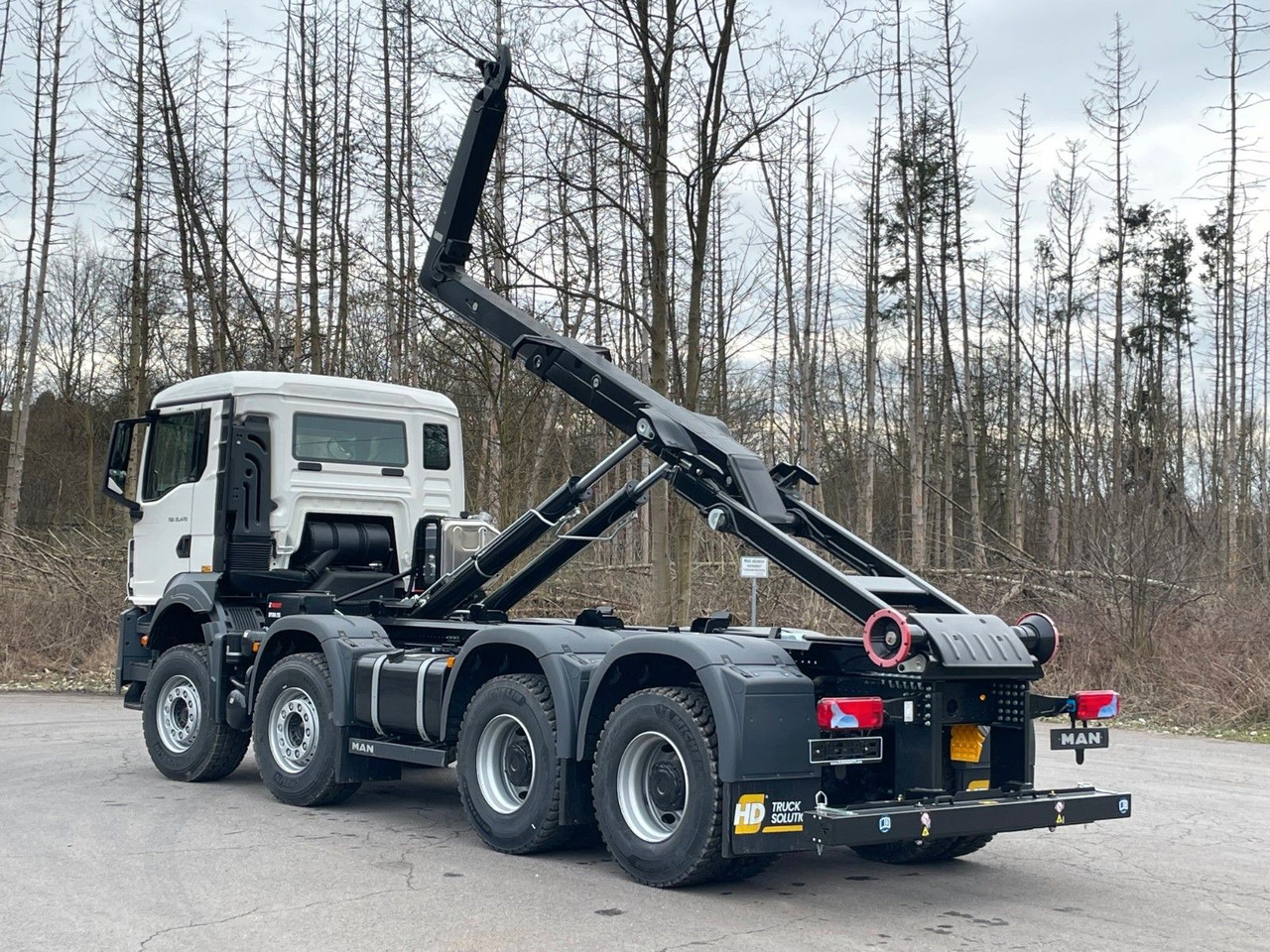MAN TGS 35.480 8x4 Euro6e Hiab MultLift Abrollkipper - Φορτηγό φόρτωσης γάντζου, Φορτηγό με γερανό: φωτογραφία 5 MAN TGS 35.480 8x4 Euro6e Hiab MultLift Abrollkipper - Φορτηγό φόρτωσης γάντζου, Φορτηγό με γερανό: φωτογραφία 5