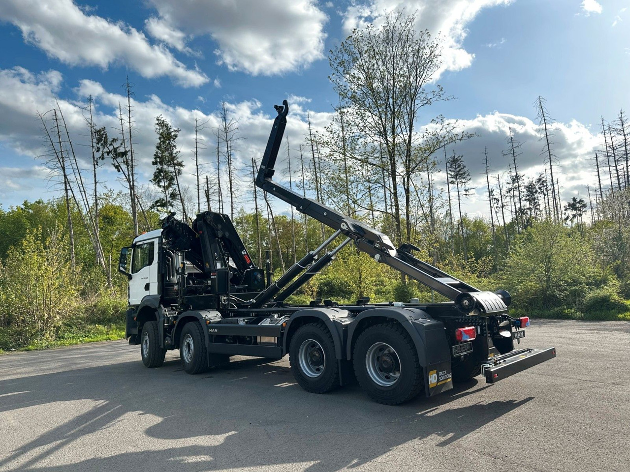 MAN TGS 35.520 8x4 Abrollkipper + Kran HIAB 228-6 - Φορτηγό φόρτωσης γάντζου, Φορτηγό με γερανό: φωτογραφία 2 MAN TGS 35.520 8x4 Abrollkipper + Kran HIAB 228-6 - Φορτηγό φόρτωσης γάντζου, Φορτηγό με γερανό: φωτογραφία 2