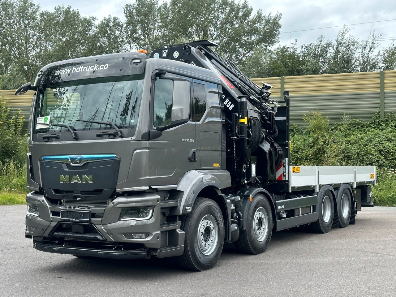 MAN TGS 35.520 8x4 BL HIAB X-HiPro858E-8 & Jib150x-6 - Φορτηγό με γερανό: φωτογραφία 3 MAN TGS 35.520 8x4 BL HIAB X-HiPro858E-8 & Jib150x-6 - Φορτηγό με γερανό: φωτογραφία 3