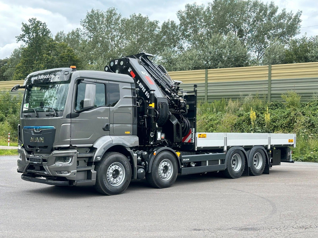 MAN TGS 35.520 8x4 BL HIAB X-HiPro858E-8 & Jib150x-6 - Φορτηγό με γερανό: φωτογραφία 4 MAN TGS 35.520 8x4 BL HIAB X-HiPro858E-8 & Jib150x-6 - Φορτηγό με γερανό: φωτογραφία 4
