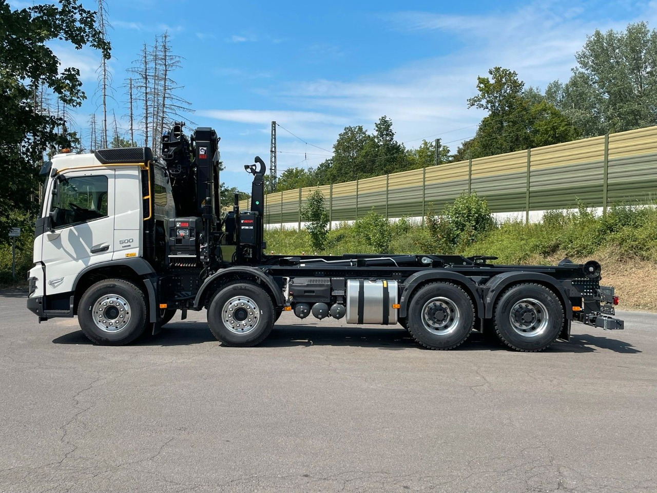 Volvo FMX 500 8x4 Abrollkipper + Kran Hiab 228-6 - Φορτηγό φόρτωσης γάντζου, Φορτηγό με γερανό: φωτογραφία 4 Volvo FMX 500 8x4 Abrollkipper + Kran Hiab 228-6 - Φορτηγό φόρτωσης γάντζου, Φορτηγό με γερανό: φωτογραφία 4