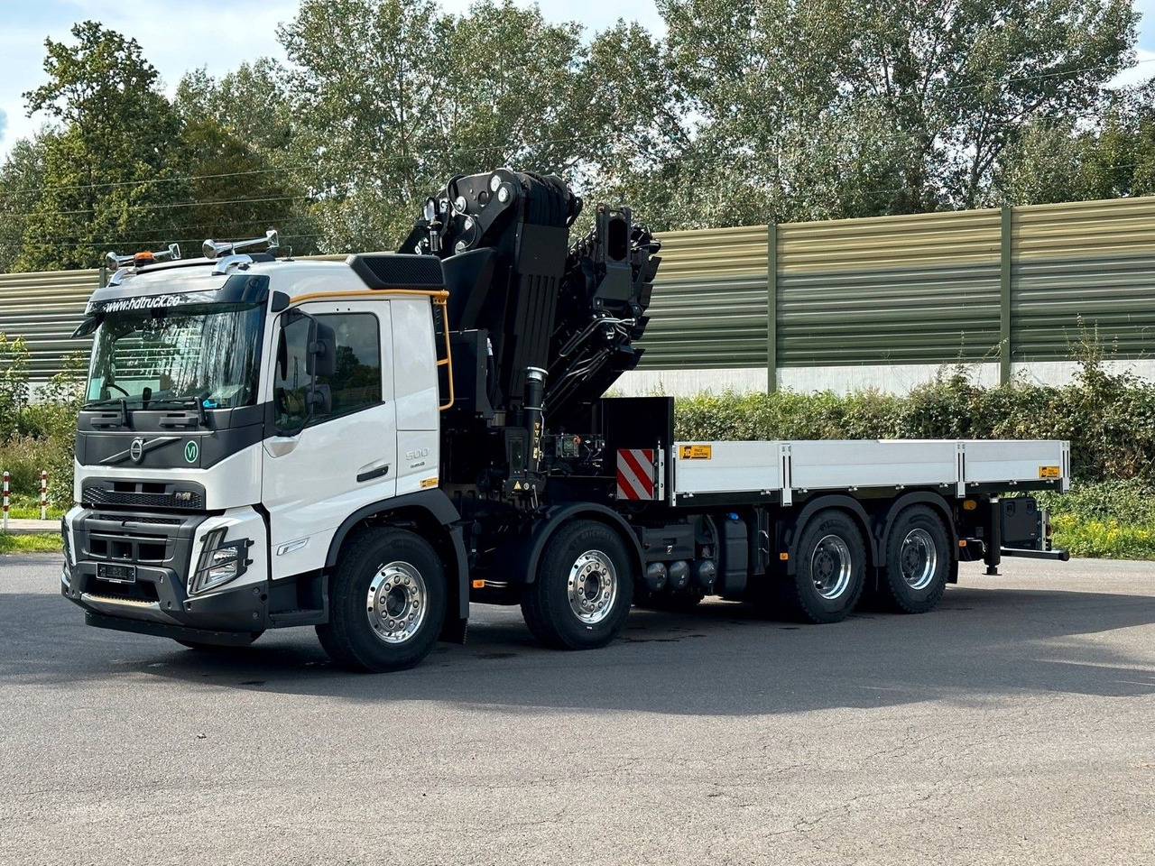 Volvo FMX 500 8x4 EFFER 955-8s + Jib 6s - Φορτηγό με ανοιχτή καρότσα, Φορτηγό με γερανό: φωτογραφία 1 Volvo FMX 500 8x4 EFFER 955-8s + Jib 6s - Φορτηγό με ανοιχτή καρότσα, Φορτηγό με γερανό: φωτογραφία 1