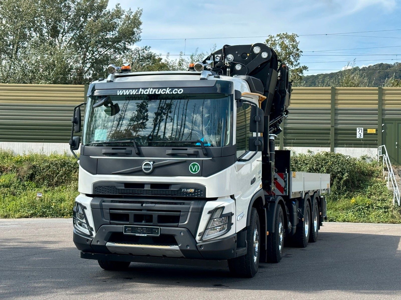 Volvo FMX 500 8x4 EFFER 955-8s + Jib 6s - Φορτηγό με ανοιχτή καρότσα, Φορτηγό με γερανό: φωτογραφία 2 Volvo FMX 500 8x4 EFFER 955-8s + Jib 6s - Φορτηγό με ανοιχτή καρότσα, Φορτηγό με γερανό: φωτογραφία 2