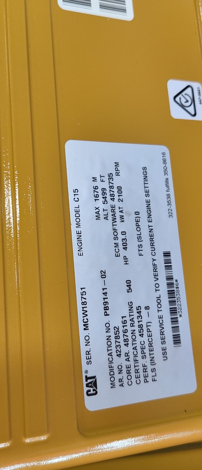 Caterpillar C15 - Κινητήρας: φωτογραφία 3 Caterpillar C15 - Κινητήρας: φωτογραφία 3