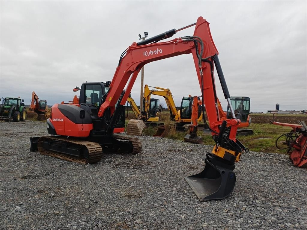 Kubota Kx080-4a Engcon pyörittäjällä - Μίνι εκσκαφέας: φωτογραφία 5 Kubota Kx080-4a Engcon pyörittäjällä - Μίνι εκσκαφέας: φωτογραφία 5