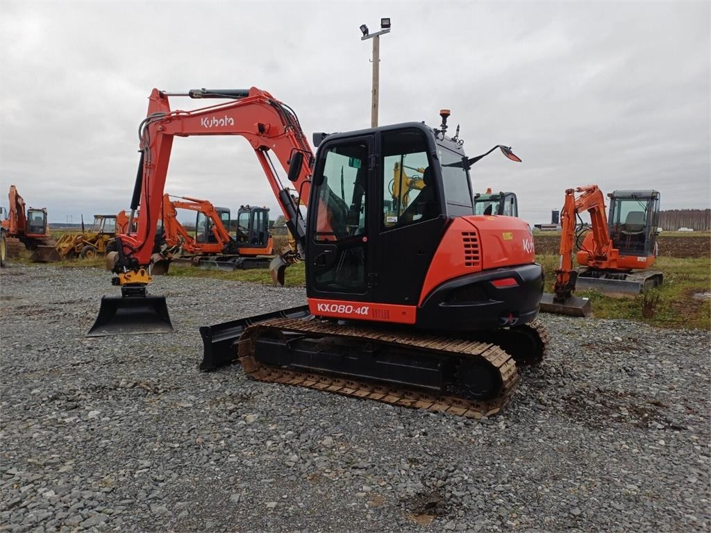 Kubota Kx080-4a Engcon pyörittäjällä - Μίνι εκσκαφέας: φωτογραφία 3 Kubota Kx080-4a Engcon pyörittäjällä - Μίνι εκσκαφέας: φωτογραφία 3
