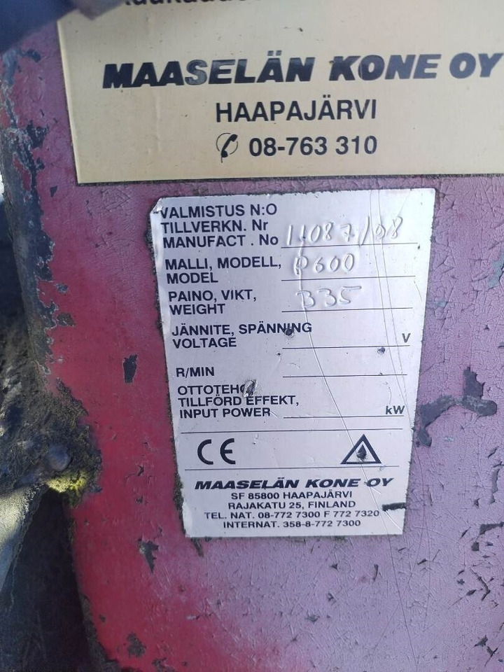 Varmo 600 rehuleikkuri - Γεωργικά μηχανήματα: φωτογραφία 3 Varmo 600 rehuleikkuri - Γεωργικά μηχανήματα: φωτογραφία 3