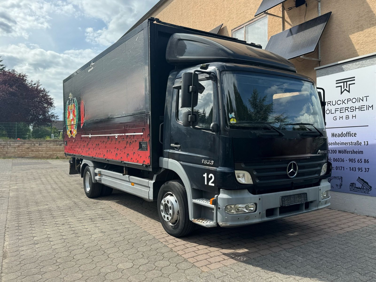 Mercedes-Benz Atego1523/LBW/AHK/Klima/Standh./aus.1Hand - Φορτηγό για τη μεταφορά ποτών: φωτογραφία 1 Mercedes-Benz Atego1523/LBW/AHK/Klima/Standh./aus.1Hand - Φορτηγό για τη μεταφορά ποτών: φωτογραφία 1