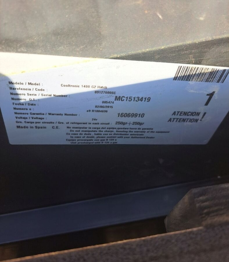 KLIMATYZACJA POSTOJOWA EBERSPACHER COOLTRONIC 1400 - Θέρμανση/ Εξαερισμός για Φορτηγό: φωτογραφία 3 KLIMATYZACJA POSTOJOWA EBERSPACHER COOLTRONIC 1400 - Θέρμανση/ Εξαερισμός για Φορτηγό: φωτογραφία 3