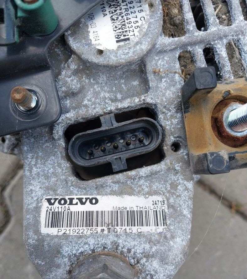 MITSUBISHI ALTERNATOR VOLVO FL RENAULT GAMA D D8K 110A EURO 6 - Δυναμό για Φορτηγό: φωτογραφία 4 MITSUBISHI ALTERNATOR VOLVO FL RENAULT GAMA D D8K 110A EURO 6 - Δυναμό για Φορτηγό: φωτογραφία 4