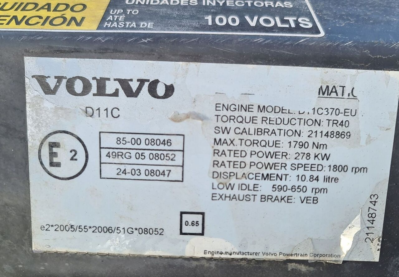 VOLVO SILNIK KOMPLETNY D11C 370 410 450 VOLVO FM FMX - Κινητήρας για Φορτηγό: φωτογραφία 4 VOLVO SILNIK KOMPLETNY D11C 370 410 450 VOLVO FM FMX - Κινητήρας για Φορτηγό: φωτογραφία 4