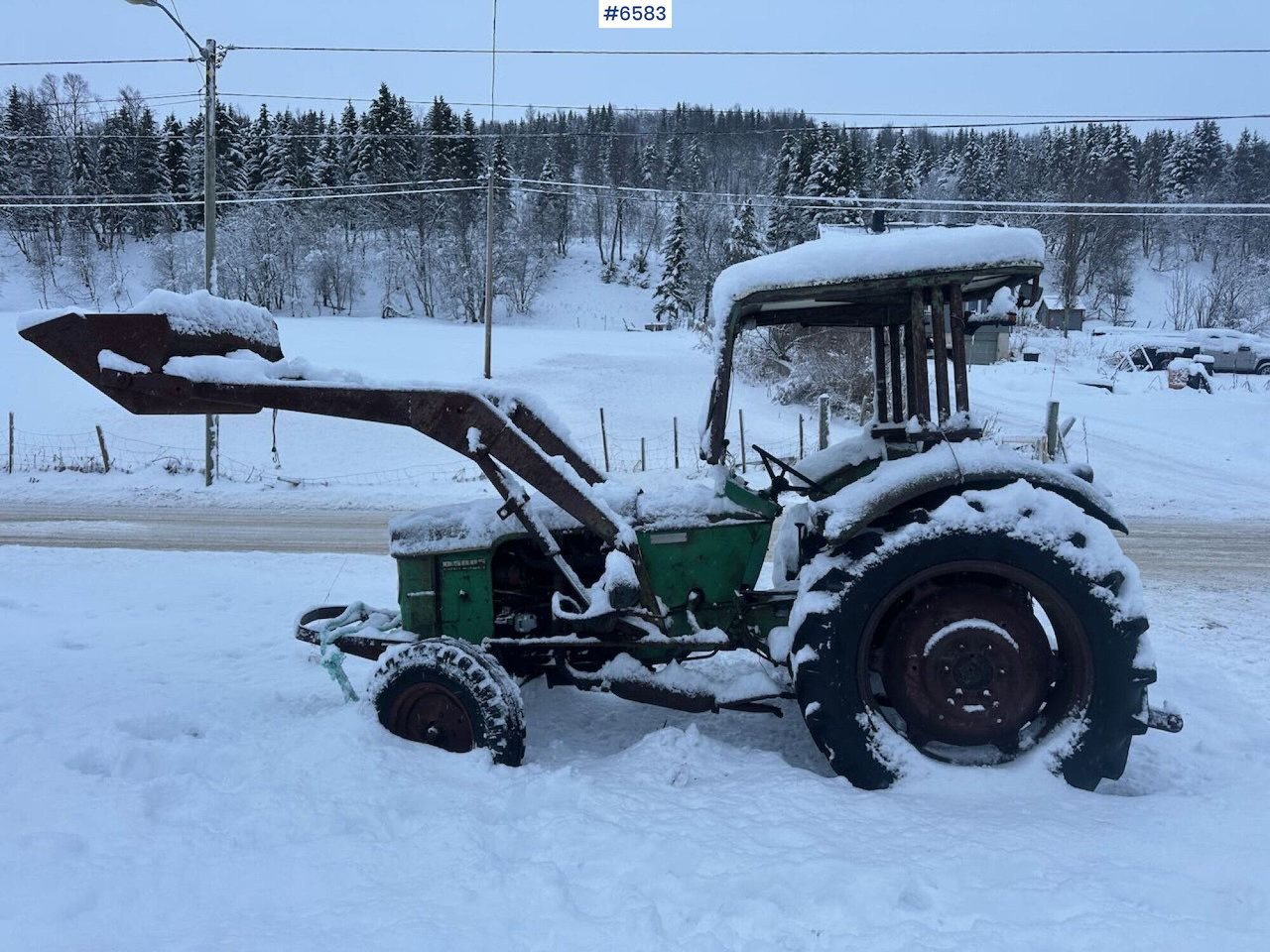 1969 Deutz D5005 tractor w/ front loader. Rep. object. - Τρακτέρ: φωτογραφία 1 1969 Deutz D5005 tractor w/ front loader. Rep. object. - Τρακτέρ: φωτογραφία 1