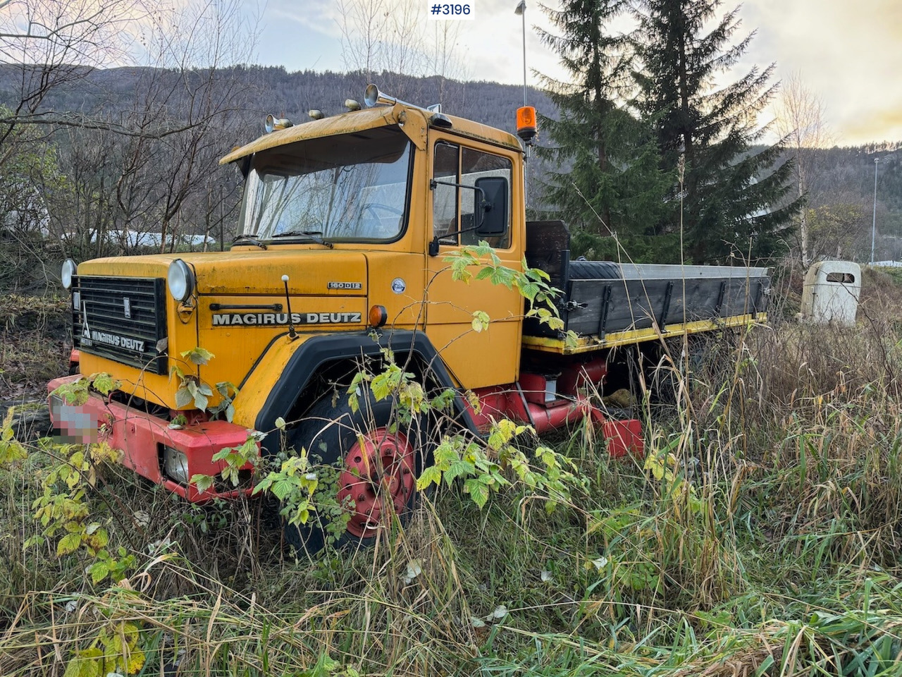 Φορτηγό με ανοιχτή καρότσα 1974 Magirus Deutz 160 D 12: φωτογραφία 20