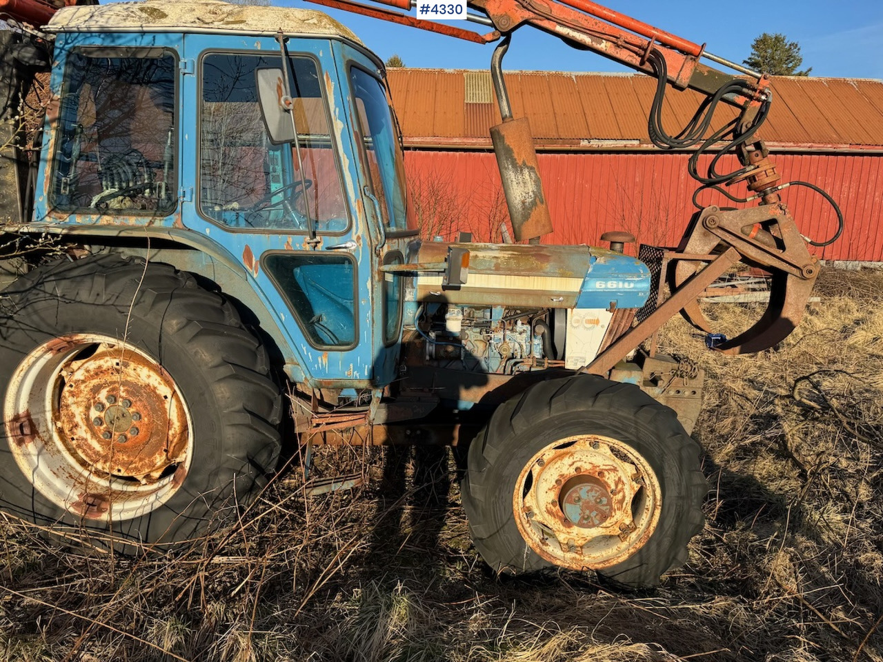 1981 Ford 6610 m/ FMV tømmerkran og tvillinghjul - Τρακτέρ: φωτογραφία 4 1981 Ford 6610 m/ FMV tømmerkran og tvillinghjul - Τρακτέρ: φωτογραφία 4