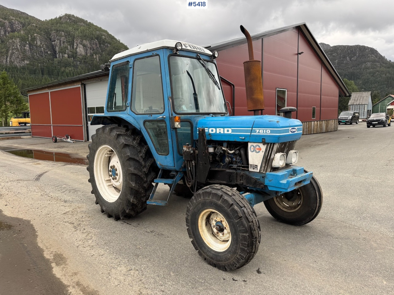 Τρακτέρ 1982 Ford 7610 w/ front loader.: φωτογραφία 8