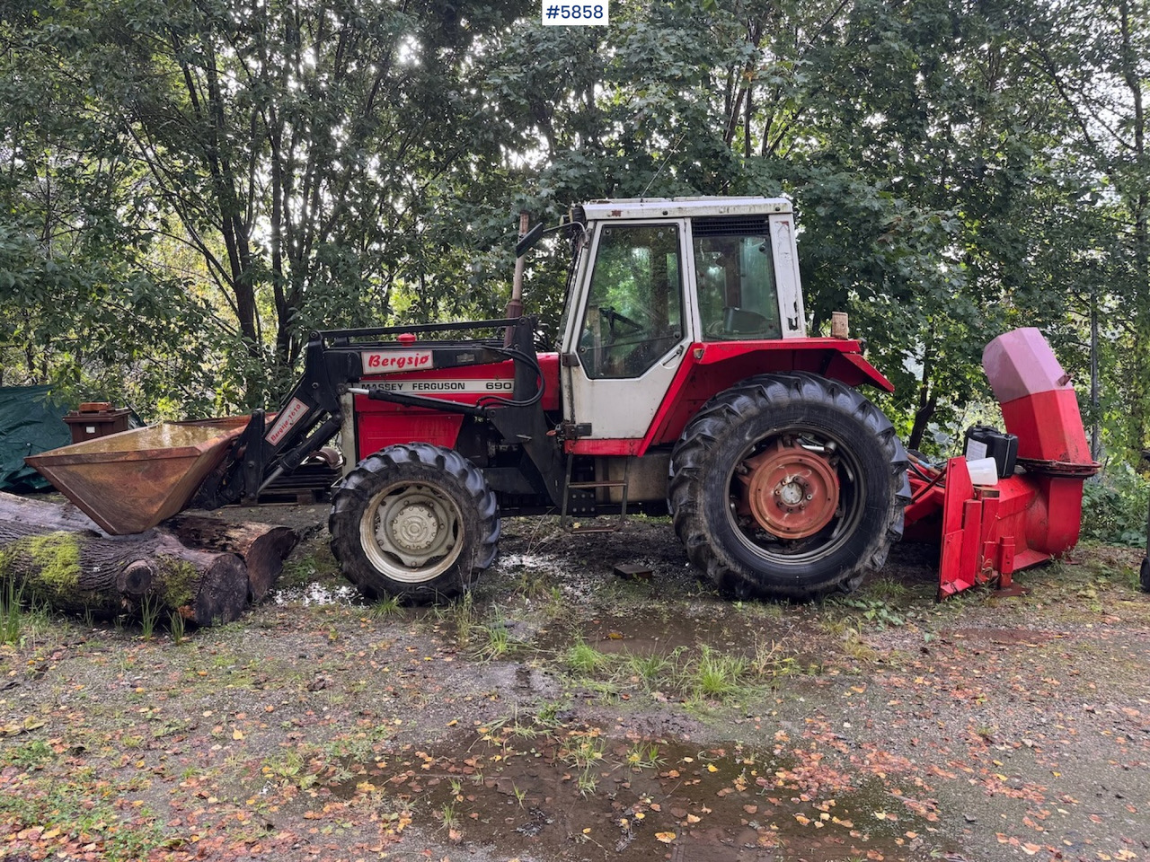 1983 Massey Ferguson 690 with front loader - Τρακτέρ: φωτογραφία 2 1983 Massey Ferguson 690 with front loader - Τρακτέρ: φωτογραφία 2