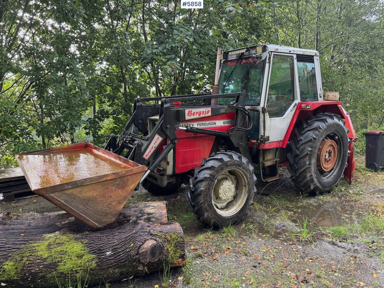 1983 Massey Ferguson 690 with front loader - Τρακτέρ: φωτογραφία 1 1983 Massey Ferguson 690 with front loader - Τρακτέρ: φωτογραφία 1