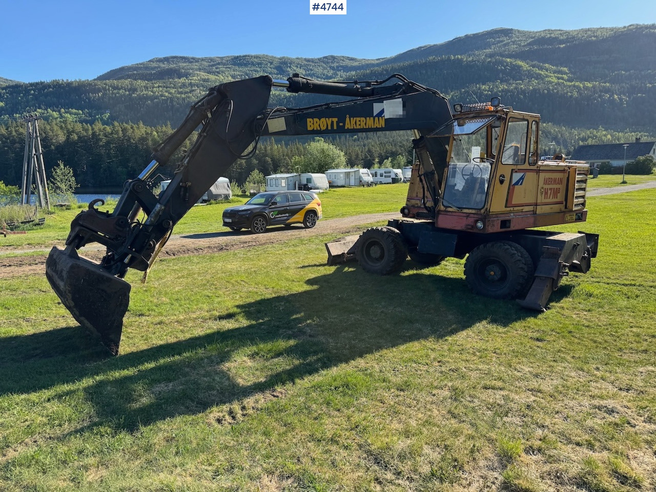 1985 Åkerman H7M B Wheel machine - Εκσκαφέας: φωτογραφία 4 1985 Åkerman H7M B Wheel machine - Εκσκαφέας: φωτογραφία 4