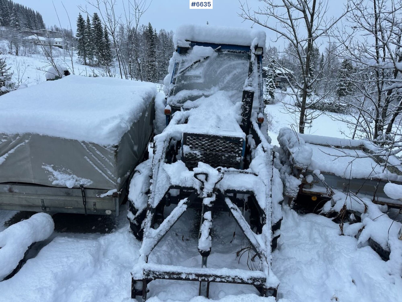 1985 Iseki 4451 tractor w/ front loader. - Τρακτέρ: φωτογραφία 2 1985 Iseki 4451 tractor w/ front loader. - Τρακτέρ: φωτογραφία 2