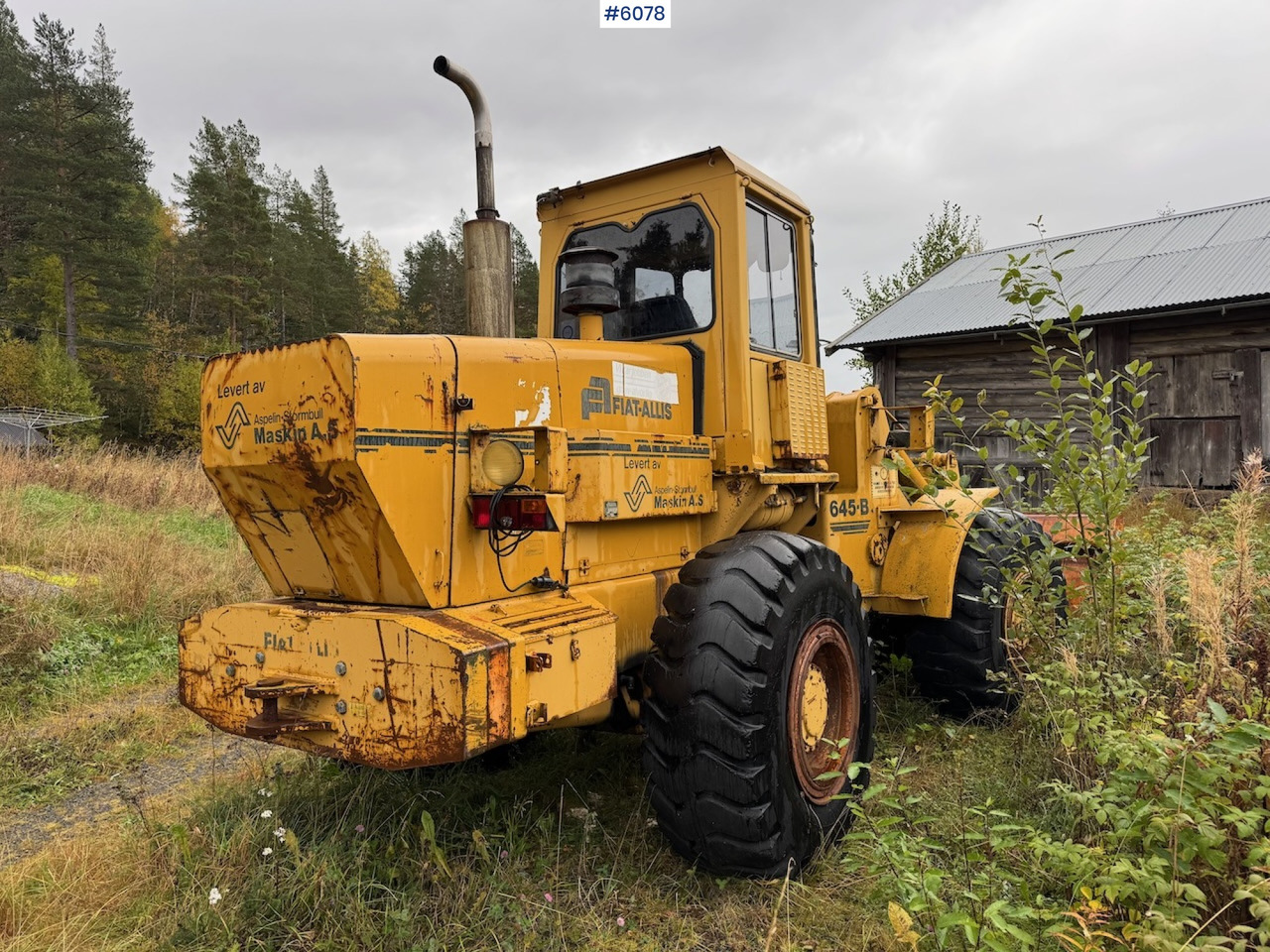Ελαστιχοφόρος φορτωτής 1986 Fiat-Allis 645-B Wheel Loader.: φωτογραφία 7