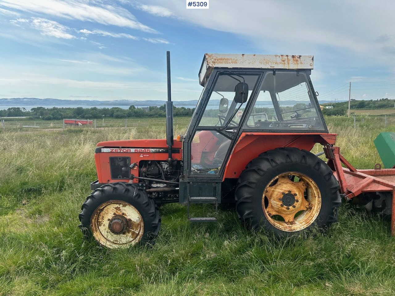 1989 Zetor 5245 tractor w/ snow blower. - Τρακτέρ: φωτογραφία 3 1989 Zetor 5245 tractor w/ snow blower. - Τρακτέρ: φωτογραφία 3