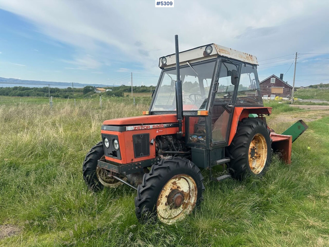 1989 Zetor 5245 tractor w/ snow blower. - Τρακτέρ: φωτογραφία 2 1989 Zetor 5245 tractor w/ snow blower. - Τρακτέρ: φωτογραφία 2