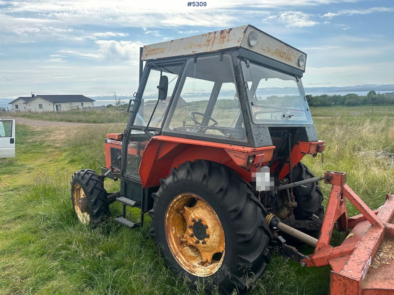 1989 Zetor 5245 tractor w/ snow blower. - Τρακτέρ: φωτογραφία 4 1989 Zetor 5245 tractor w/ snow blower. - Τρακτέρ: φωτογραφία 4